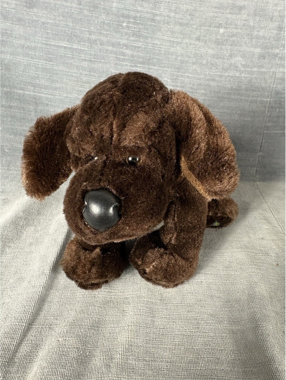 GANZ Webkinz Chocolate Lab Brown Dog Plush Stuffed Animal Toy HM138 No Code